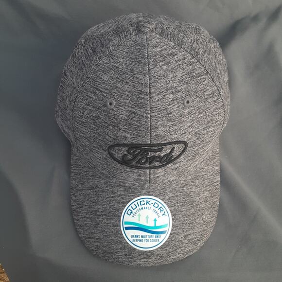 Ford Quick-Dry Cap Hat SnapBack Gray EUC - Picture 7 of 10
